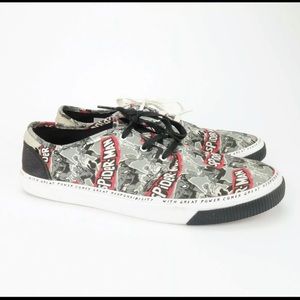 MARVEL x TOMS SPIDER-MAN MEN SHOE SZ 9.5